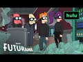 Fry, Leela, The Professor and Zoidberg Break Into a Museum! | Futurama | Hulu