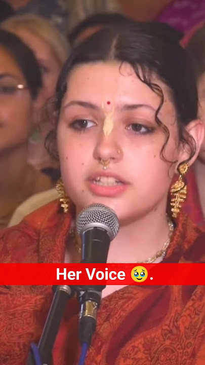 Her Voice🥹Shyama Gauri at Siyaram Swami's kirtan⭐Mayapur Kirtan Mela 2023⭐@pleasingkrishnaofficial