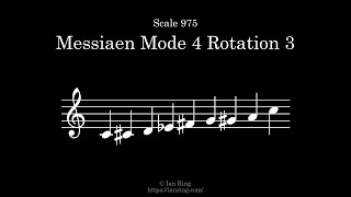 Scale 975: Messiaen Mode 4 Rotation 3