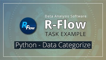 [R-Flow Task Example] Python - Data Categorize