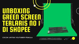 Unboxing Green Screen Shopee Cocok Untuk Youtuber Pemula