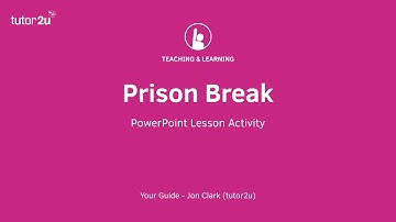 PowerPoint Lesson Activity - Prison Break