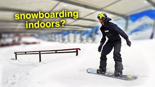going snowboarding indoors!!