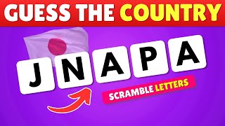Only 1 in 10 Can Guess These Scrambled Country Names! 🌍🧩 | Fun Quiz Challenge