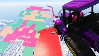 SUPER MARIO TRACTOR RACE - GTA 5 Online Funny Moments