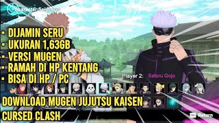 Seru❗ Download Game Mugen Jujutsu Kaisen Cursed Clash Di Android Full Tutorial‼️