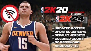 UPDATED!! NBA2K20 TO NBA2K24 - v98 only | UPDATED ROSTER | FiBA- PBA- NBA | HD | COLORED COURT