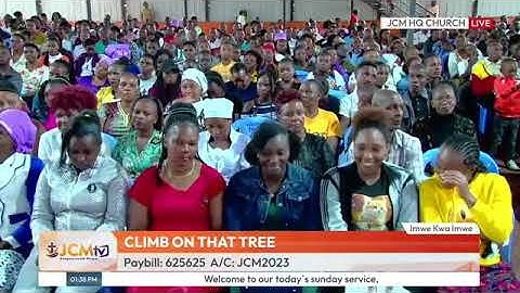 JCM SALVATION SUNDAY THEME: YOU ARE RIGHT ZACCHAEUS CLIMB ON THAT TREE PART 1