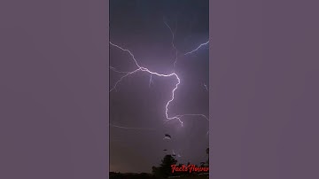 Why ? 😱 Mind-Blowing Slow-Motion Lightning Strikes
