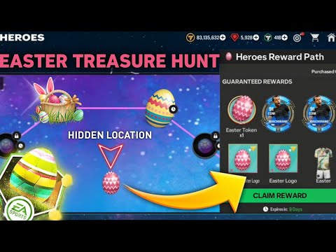 HIDDEN EASTER EGG LOCATION FC MOBILE | EASTER EGG HUNT HOW TO GET FREE EASTER REWARDS FC MOBILE 24!