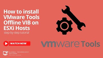 How to Install VMware Tools Offline VIB on ESXi Hosts #vmware #esxi