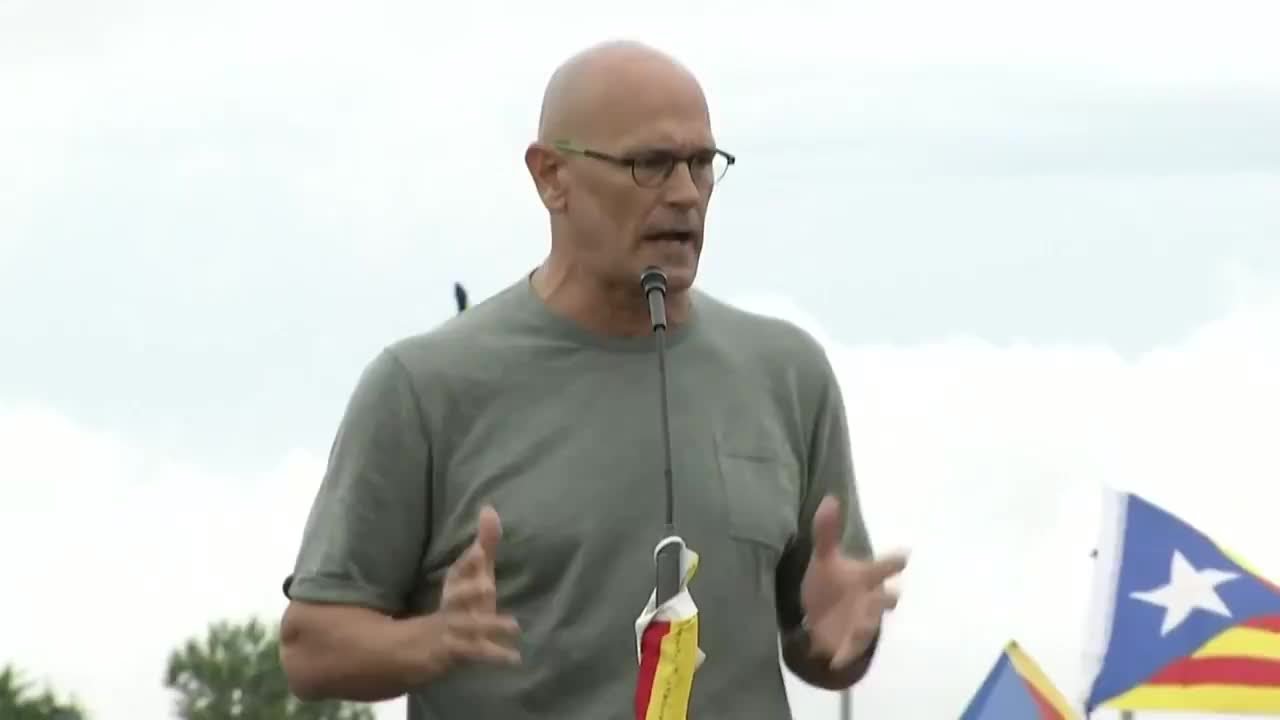 Raül Romeva: "Salimos a trabajar por la libertad, por la amnistía, por la autodeterminación"