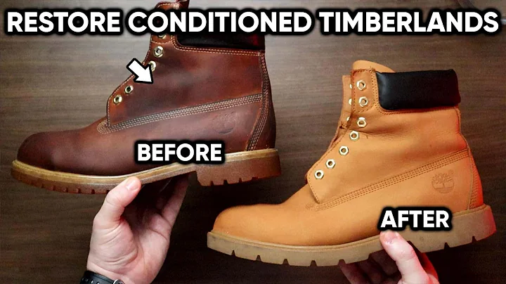 How to Restore Darkened Timberland Leather Boots | Complete Guide to Lightening & Unconditioning