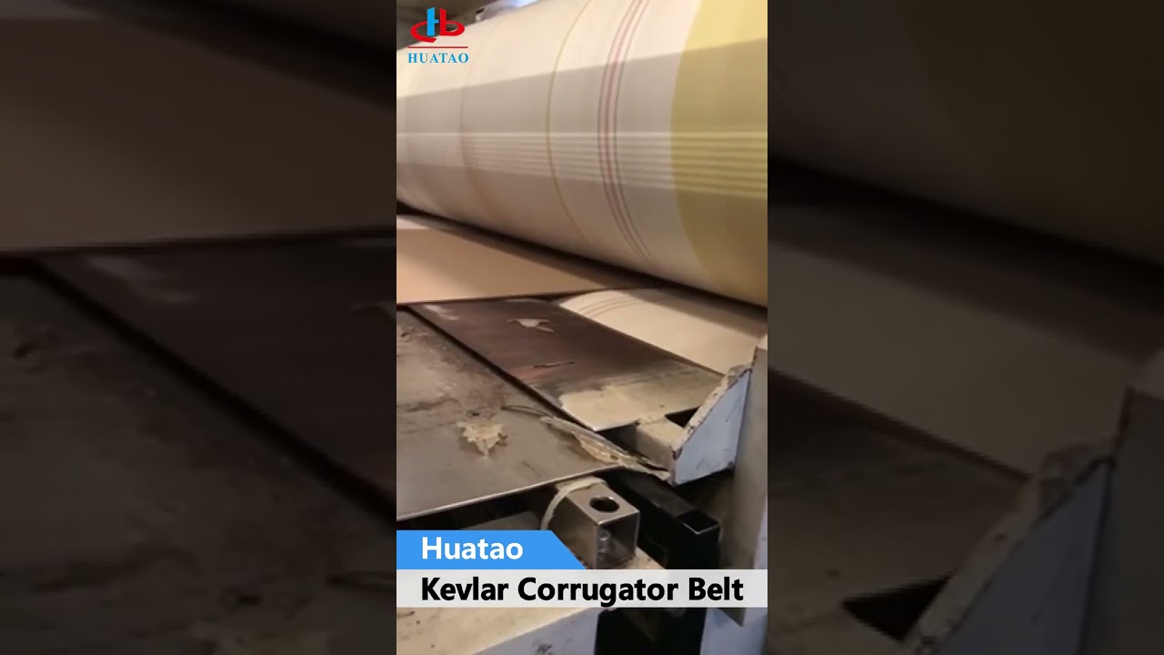 8mm/9mm Corrugator Belt With Inwoven Aramid Kevlar Edge For Corrugator