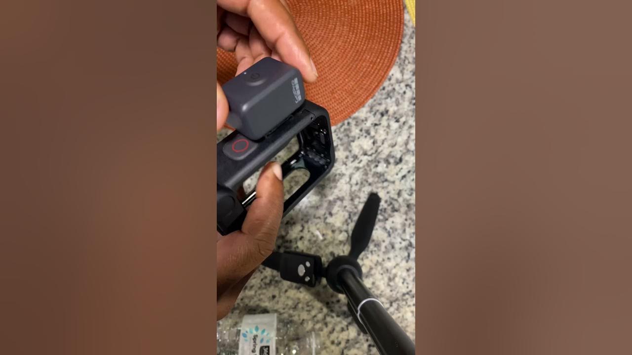 GoPro light stuck to the media mod - YouTube