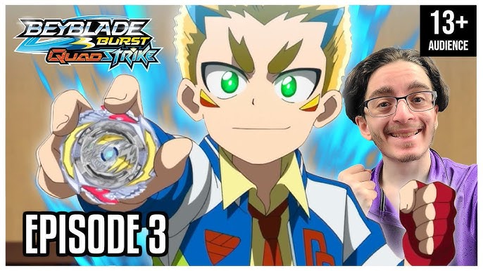 Beyblade Burst QuadStrike episode 9 reaction