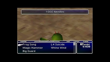 Final Fantasy VII - Morphing Cactuer into a Tetra Elemental Accessory