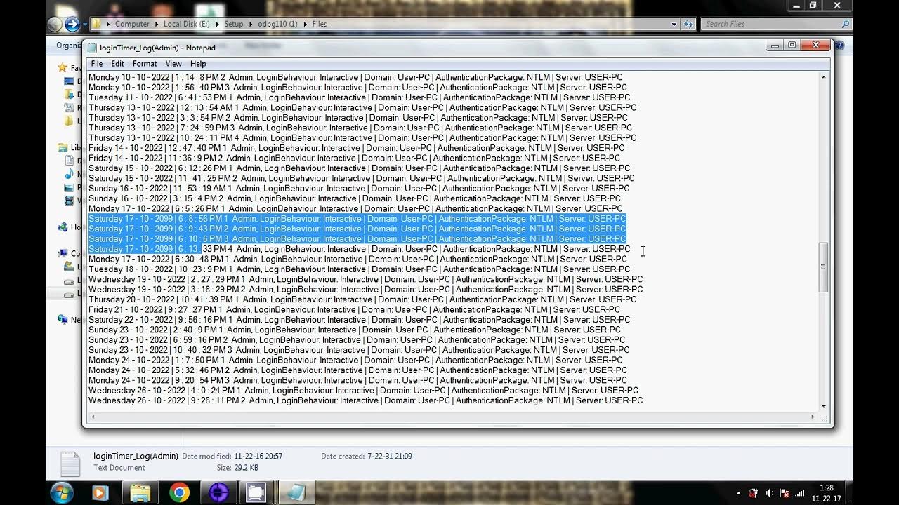 loginTimer Y2K38 - YouTube