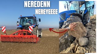 BU SEFER OLDU !! SOĞAN YERİ HAZIRLIKLARI // NEW HOLLAND TL100A