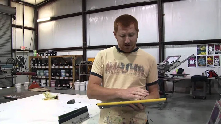 Screen Printing QuickTips: Taking Care of your Squeegees