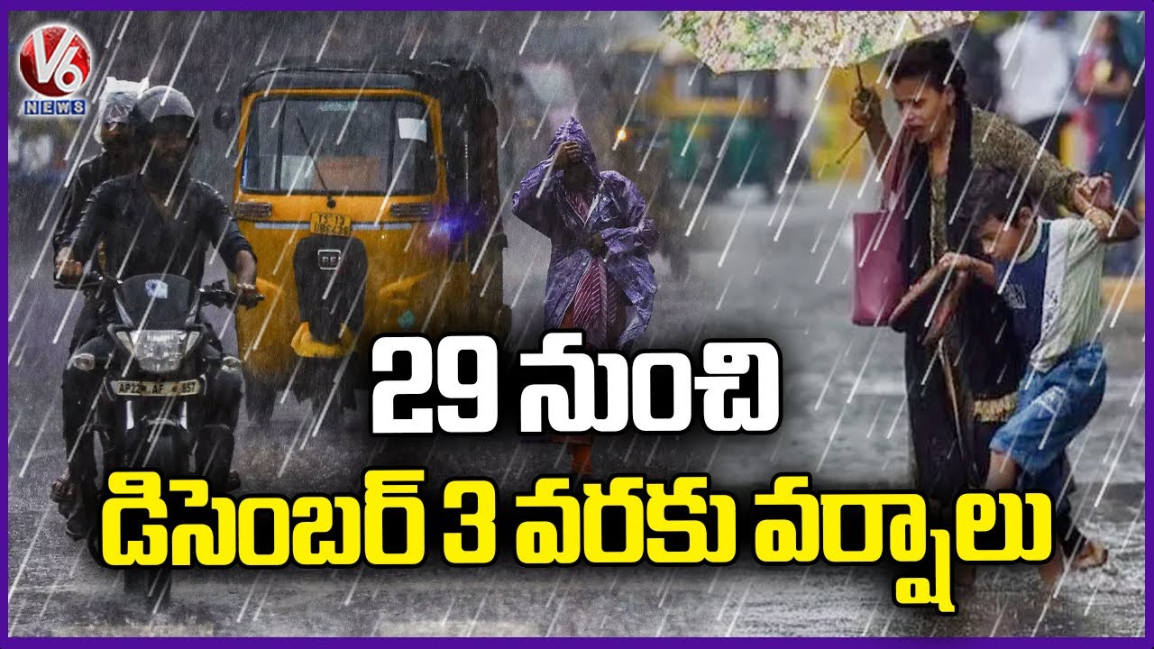 Rains Expected from November 29 to December 3 Due to Cyclone Effect ...