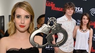 Emma Roberts Arrested For Domestic Dispute With Boyfriend Evan Peters
