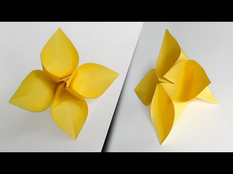 Vidéo: Comment Faire Des Fleurs En Origami