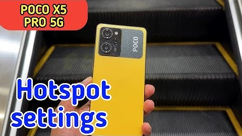 Poco X5 Pro 5G Main Hotspot Setting Kaise Kare, How To Change Hotspot password in Poco X5 Pro