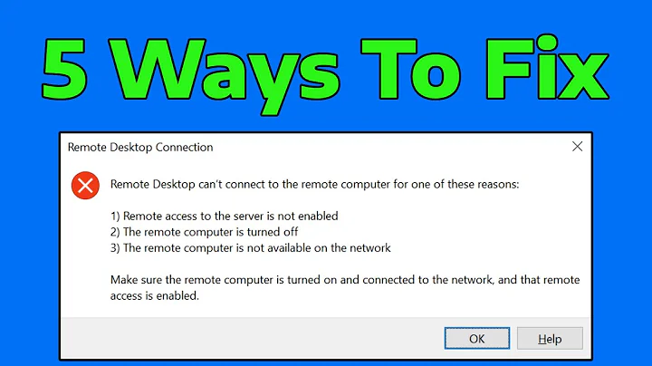 How To Fix All Remote Desktop Connection Not Working Issues in Windows 11