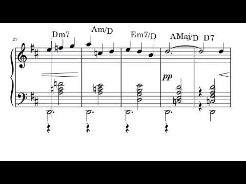 C-05 - Erik Satie - Gymnopedie No.1 - D - LV Eazy Piano