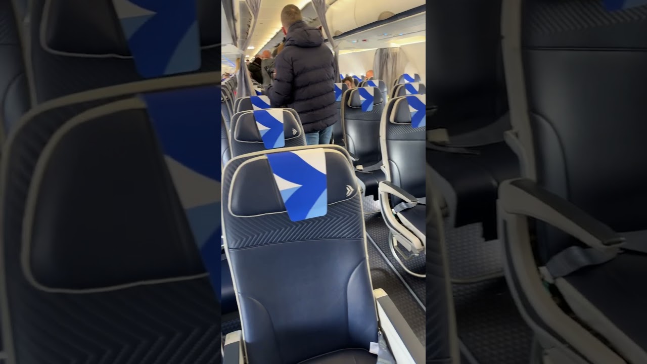 Aegean airlines business class Athens to Madrid on new Airbus A321neo