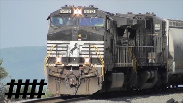 NS Trains at Horseshoe Curve Near Altoona, PA