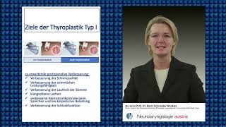 Thyroplastik und VOIS final downgerechnet
