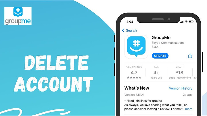 What happens if you delete your GroupMe account?