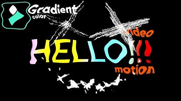Gradient Text In Filmora X
