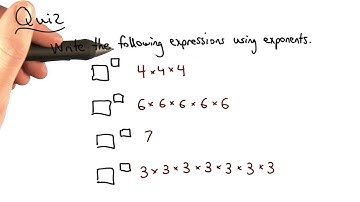 writing exponents - Visualizing Algebra