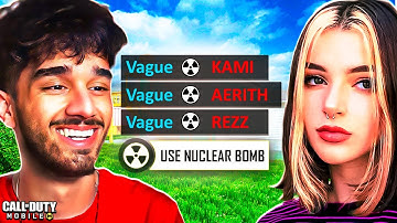 I Triple Nuked An E-GIRL In COD Mobile...