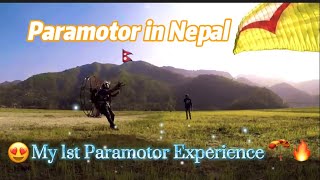 ⁣Paramotor in Pokhara Nepal