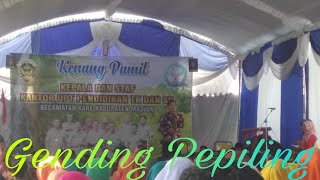 Gending (lagu) Pepeling   Bowo versi Suara emas Bapak Kepala UPT TK dan SD Kec. Kare