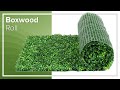 Artificial Boxwood Roll - Premium Hedge Mats Easy To Create DIY Professional Results