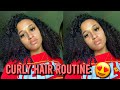 MY CURLY HAIR ROUTINE 2020