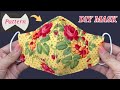 Diy Breathable Face Mask Easy Pattern Sewing Tutorial | How to Make Fabric Face Mask | P&K Handmade