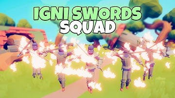 IGNI SWORDS SQUAD VS EVERY FACTION (CUSTOM) | TABS MODDED GAMEPLAY