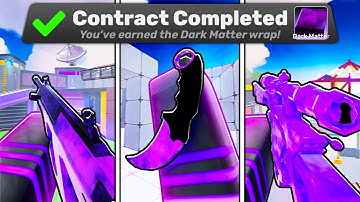 Unlocking EVERY DARK MATTER Wrap in Roblox Rivals! (0.01%)