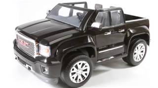 Rollplay GMC Sierra Denali (12-Volt Battery-Powered Ride-On Vehicle for kids, Black)