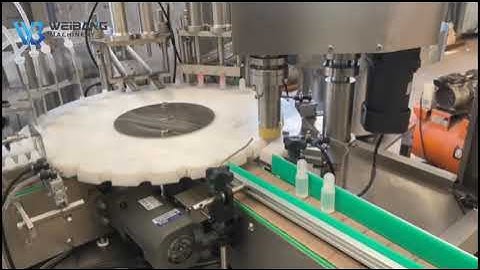 automatic 10ml bottle e liquid  filling and capping  machine