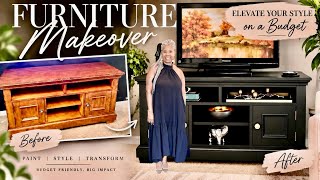 HOW TO TURN OLD FURNITURE into a MODERN & ELEVATED STYLE | EASY DIY FURNITURE MAKEOVER #diy #howto