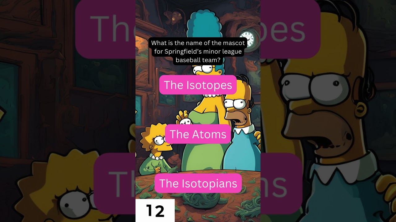 Think You Know The Simpsons? Prove It! 🍩🤓 
