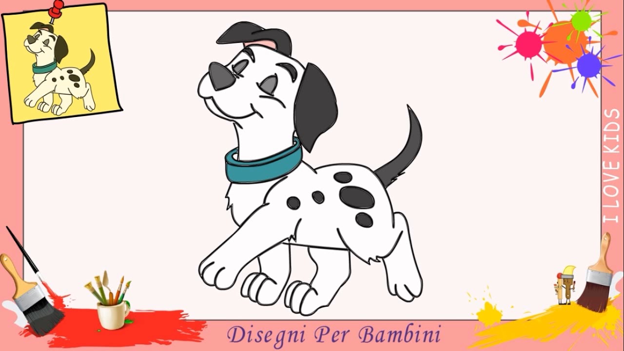 Disegni Di Cane 3 Come Disegnare Un Cane Facile Passo Per Passo Per Bambini Youtube