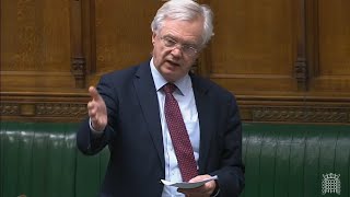 David Davis MP speaks on the proposed sanctions on Russia following the invasion of Ukraine